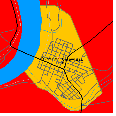 Catawissa map
