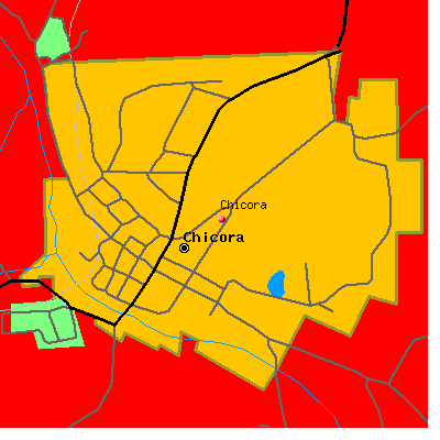 Chicora map
