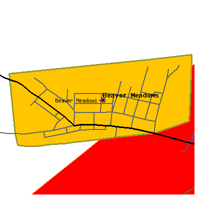 Beaver Meadows map