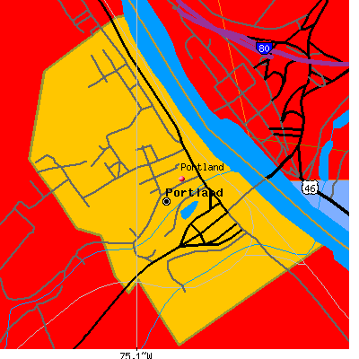 Portland map