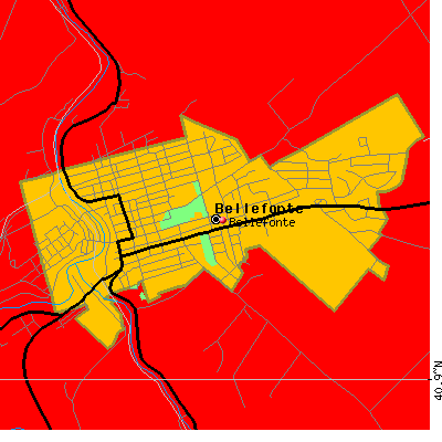 Bellefonte map