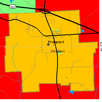 Prospect map