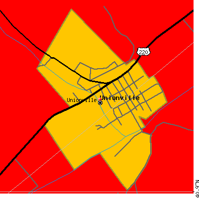 Unionville map