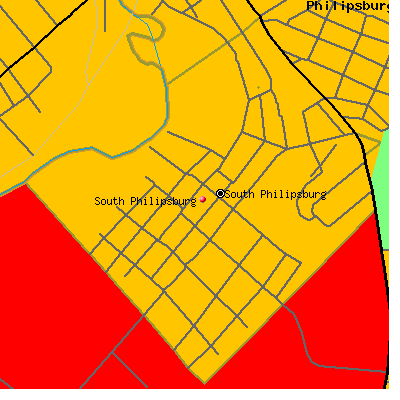 South Philipsburg map