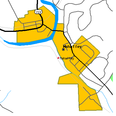 Mahaffey map