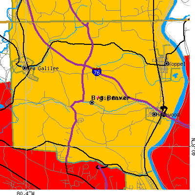 Big Beaver map