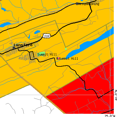 Summit Hill map