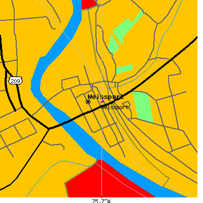 Weissport map