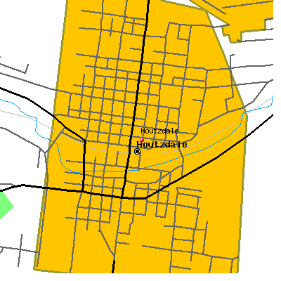 Houtzdale map