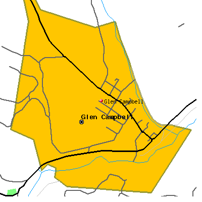 Glen Campbell map