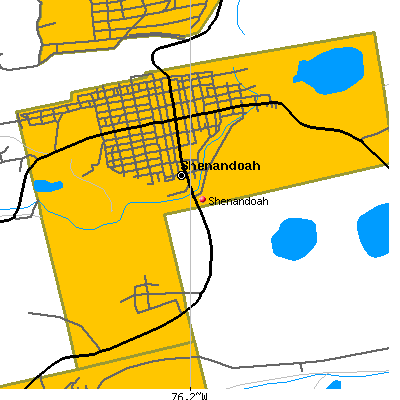 Shenandoah map