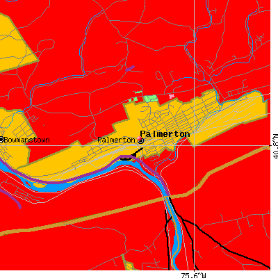 Palmerton map