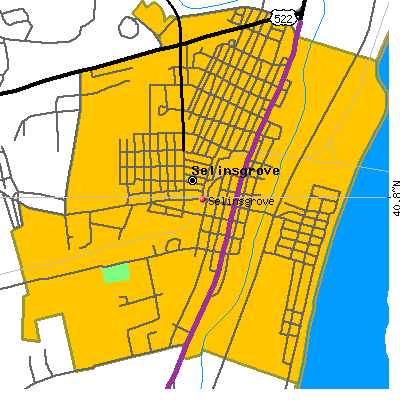 Selinsgrove map