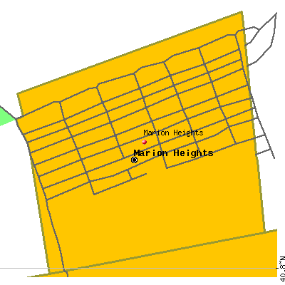 Marion Heights map