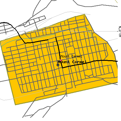 Mount Carmel map