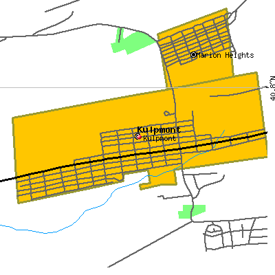 Kulpmont map