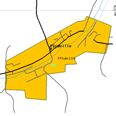 Plumville map