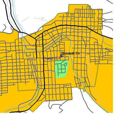 Shamokin map
