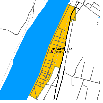 Manorville map
