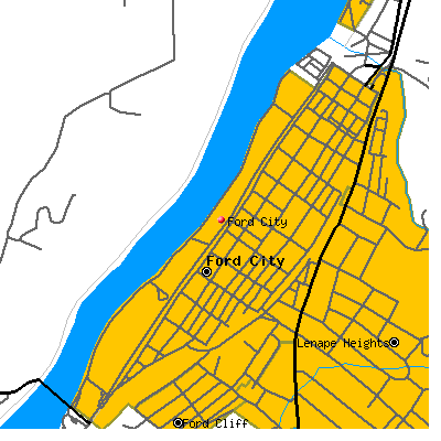 Ford City map