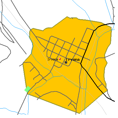 Irvona map
