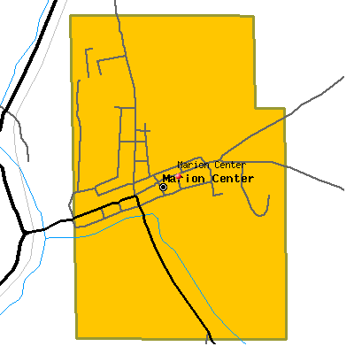 Marion Center map