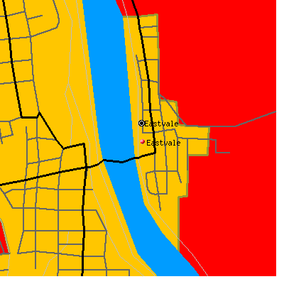 Eastvale map