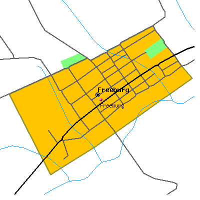 Freeburg map