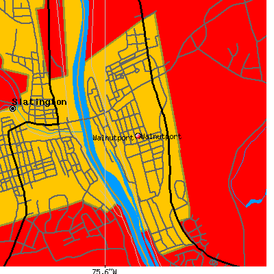 Walnutport map