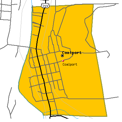 Coalport map