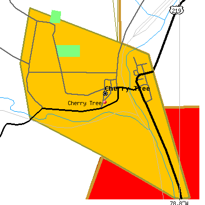 Cherry Tree map