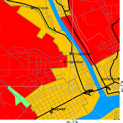 Bridgewater map
