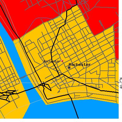 Rochester map