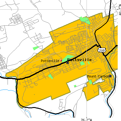 Pottsville map
