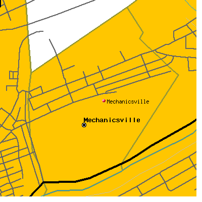 Mechanicsville map