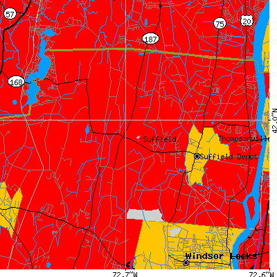 Suffield map