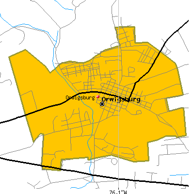 Orwigsburg map