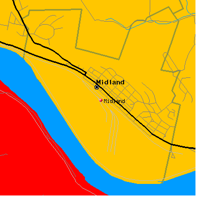 Midland map