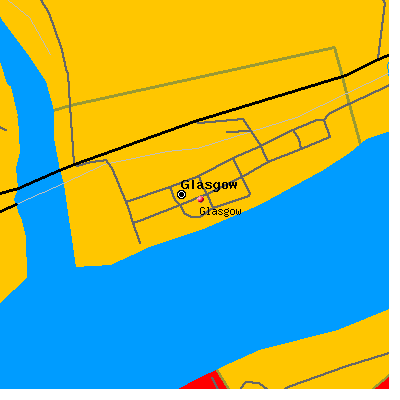 Glasgow map