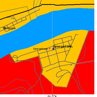 Georgetown map