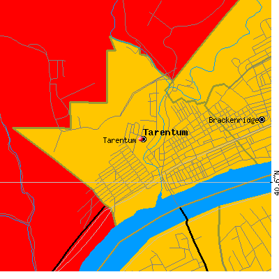 Tarentum map