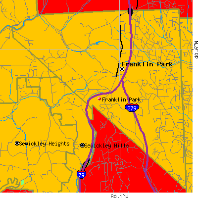 Franklin Park map