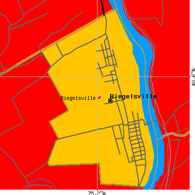 Riegelsville map