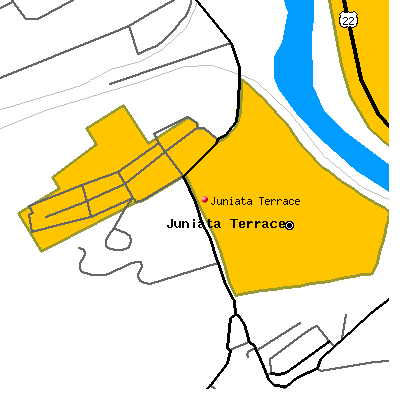 Juniata Terrace map