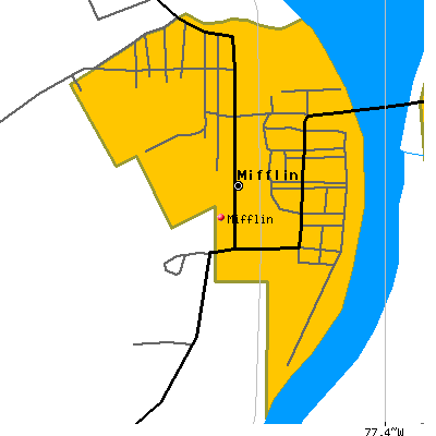 Mifflin map
