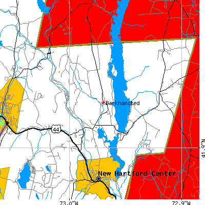 Barkhamsted map