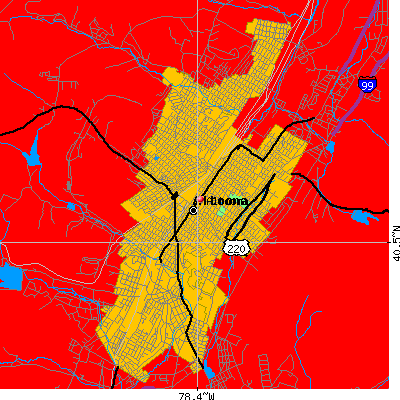 Altoona map