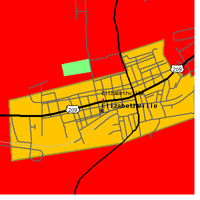 Elizabethville map
