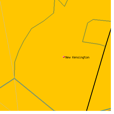 New Kensington map