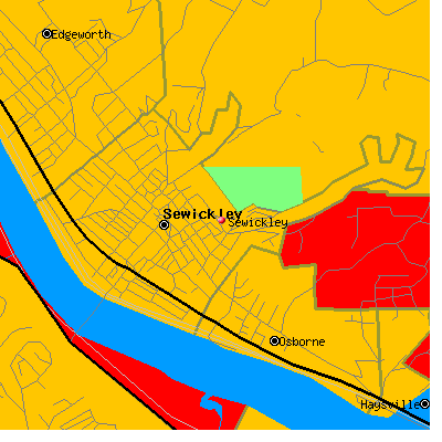 Sewickley map